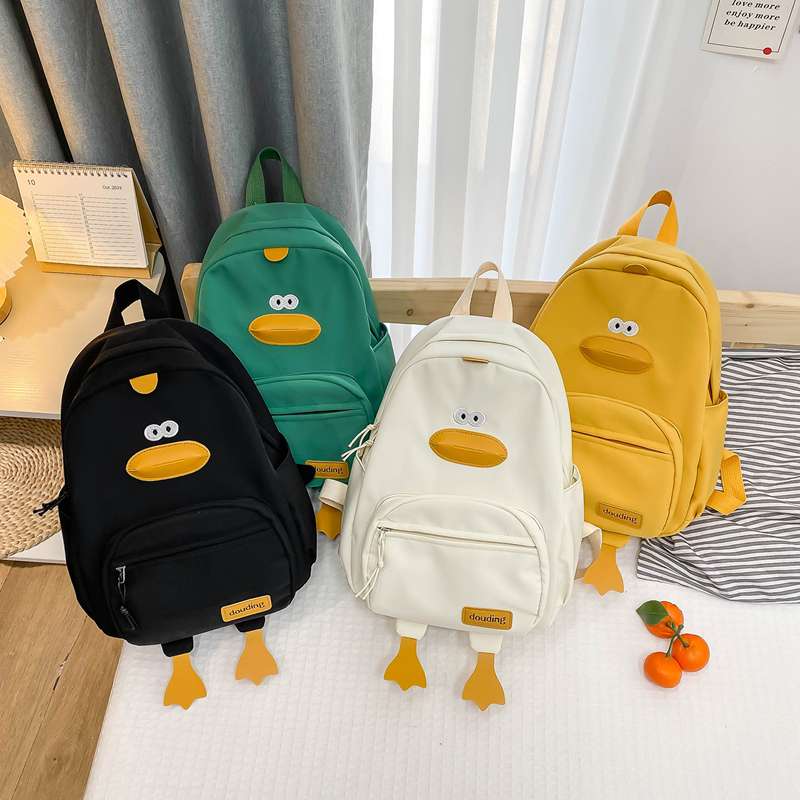 子どもリュック　あひる顔のキッズリュック