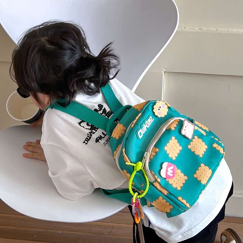子どもリュック　もちもちクッキー柄キッズリュック