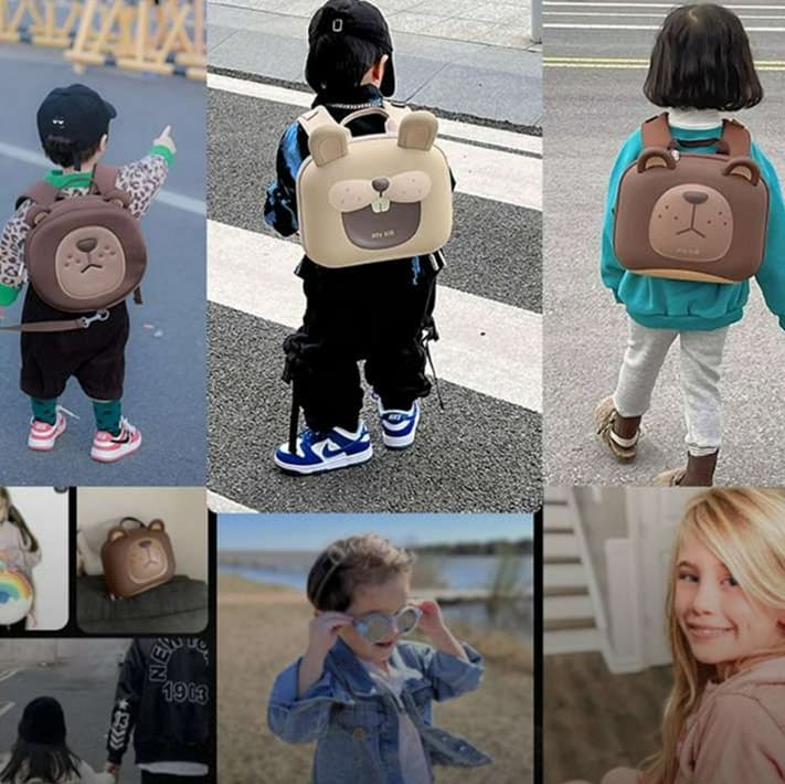 子どもリュック おしゃれかわいい　いちごデコケーキ風リュック