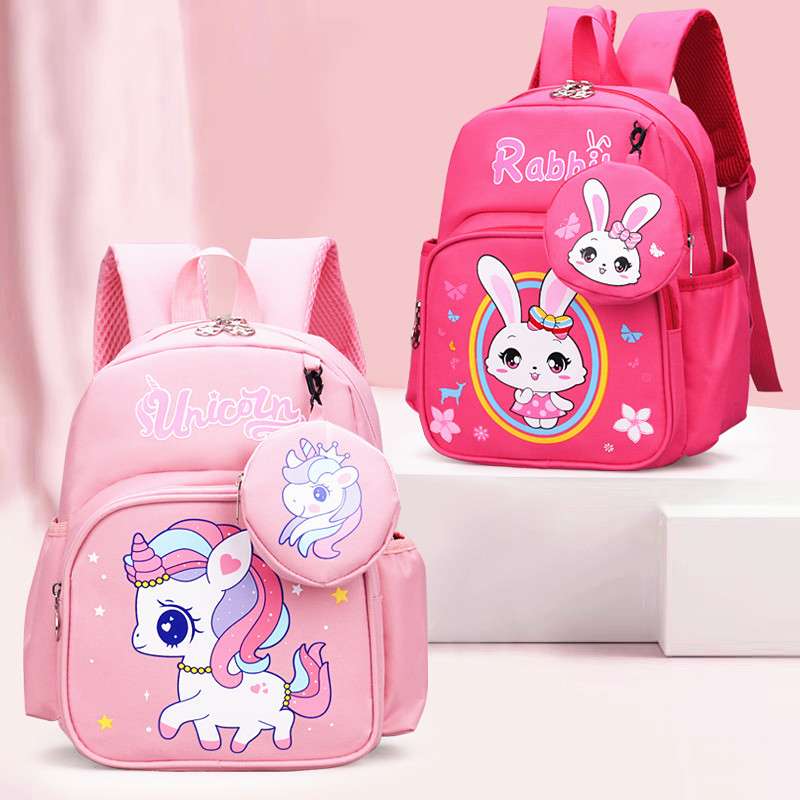 子どもリュック おしゃれかわいいうさぎとユニコーンのファンタジーリュック