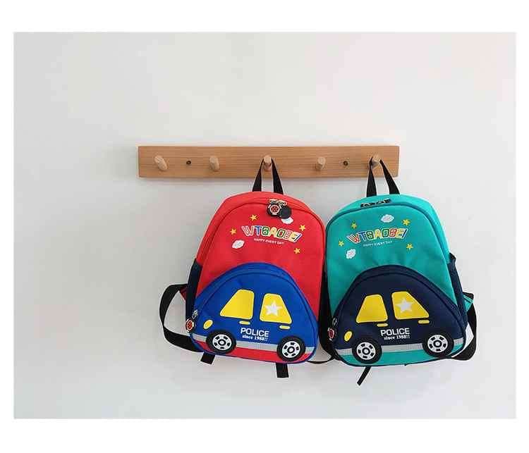 子どもリュック　おしゃれかわいい警察車両キッズリュック