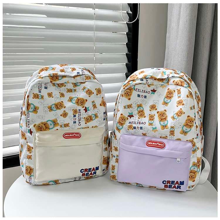 子どもリュック くまさんデザインのお出かけリュック