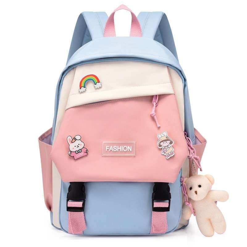子どもリュック かわいい動物ワッペン付き子供用リュック