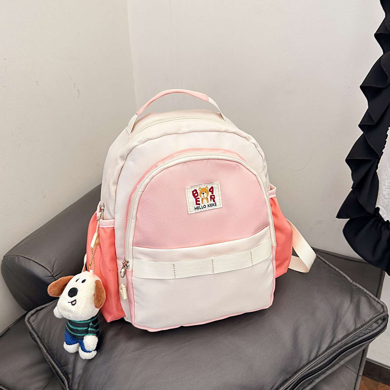 子どもリュック　かわいい動物刺繍入りキッズリュック