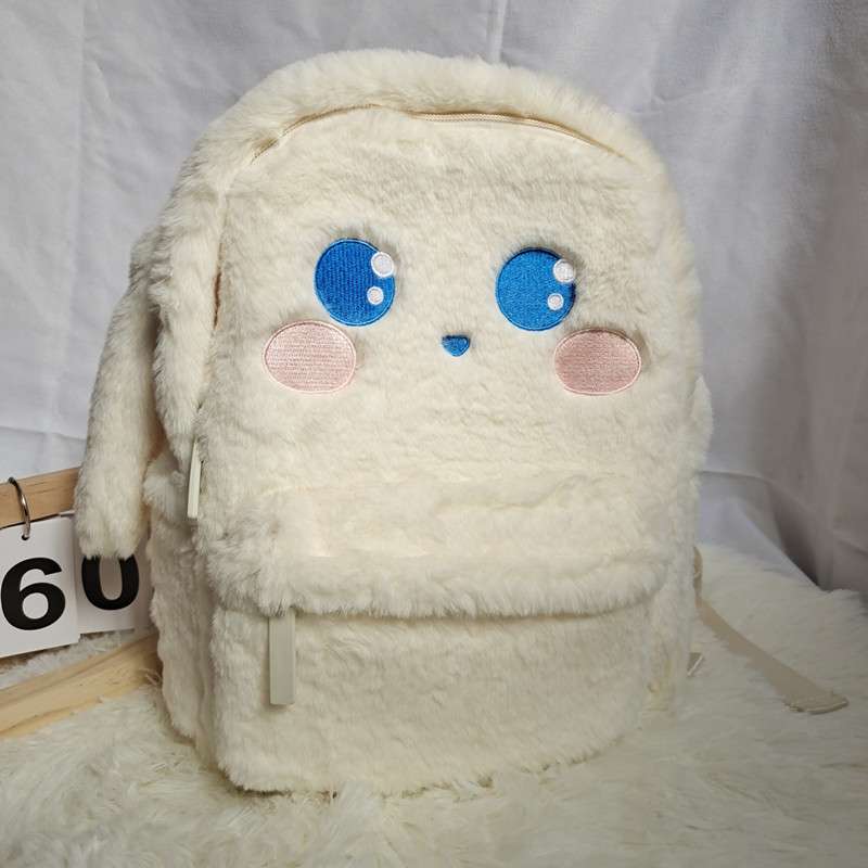 子どもリュック もこもこお顔のゆるかわリュック