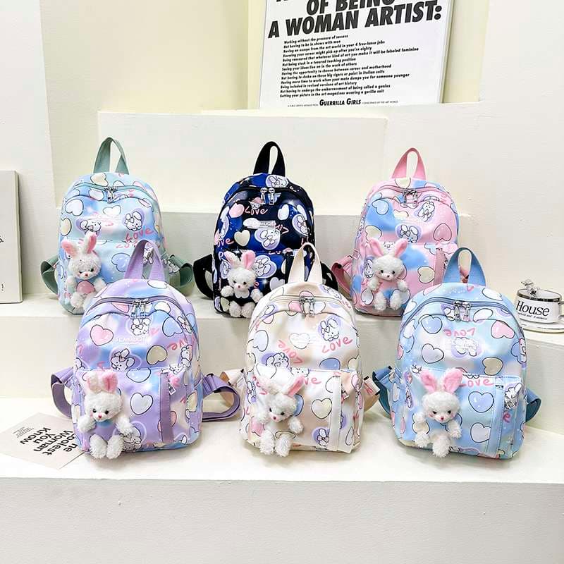子どもリュック　うさぎさん付きキッズリュック