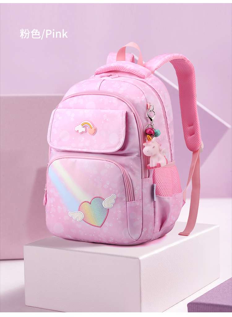 子どもリュックキッズの夢いっぱい虹色リュック