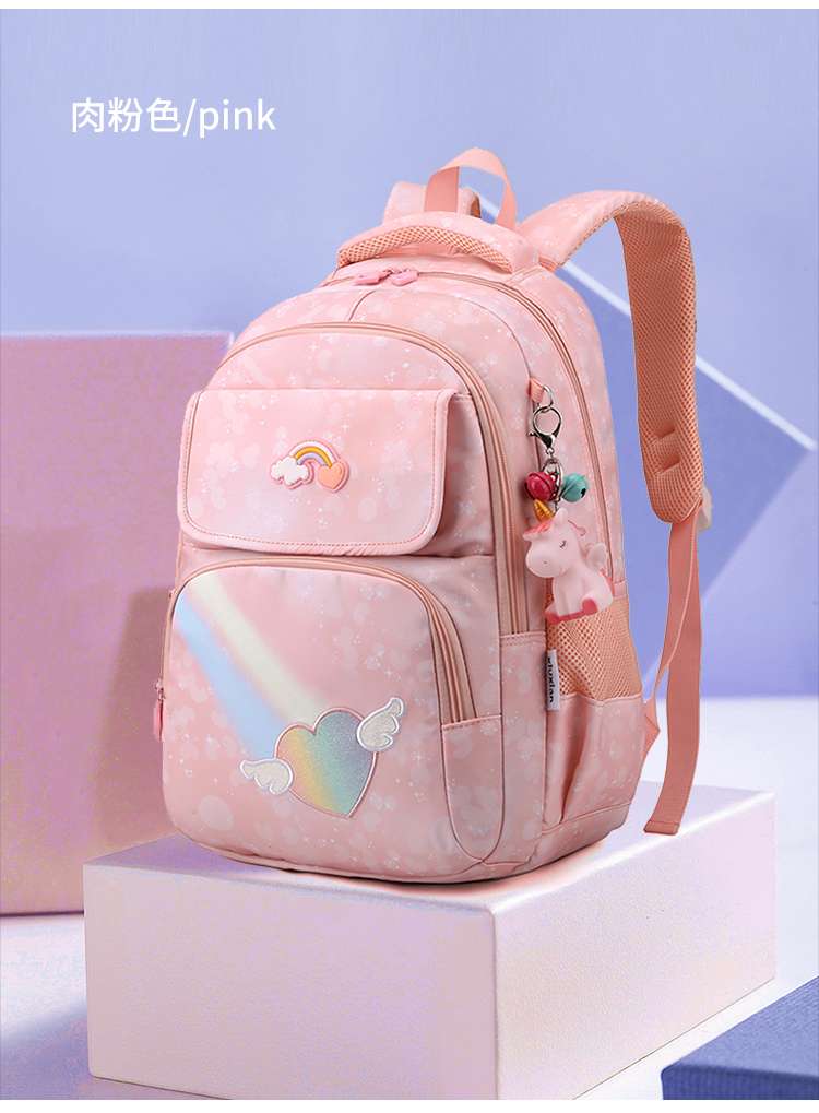 子どもリュックキッズの夢いっぱい虹色リュック