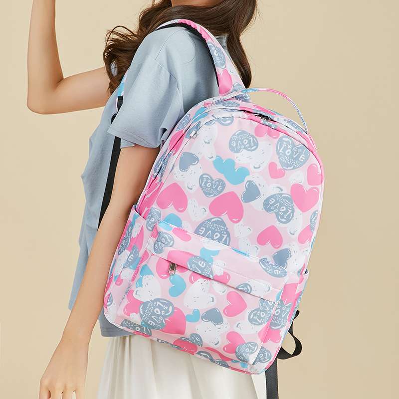 子どもリュック 愛情たっぷりハート柄リュック