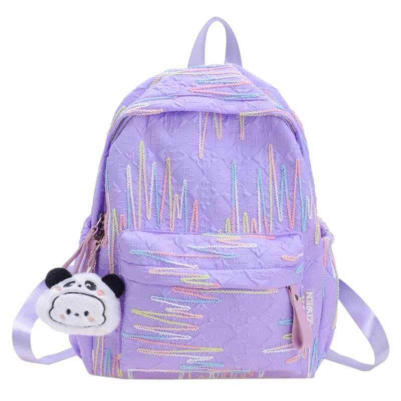 子どもリュック　 キッズ用おしゃれ線柄リュック