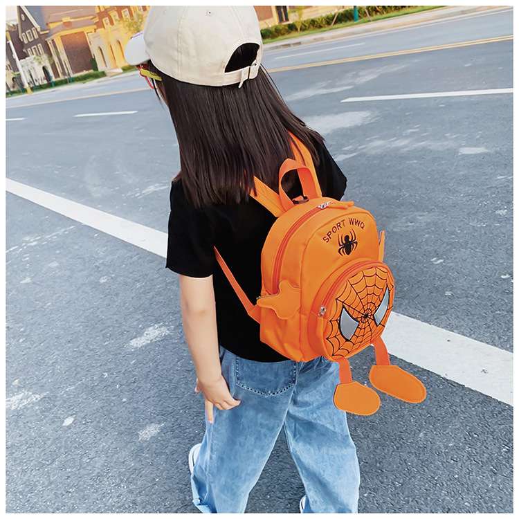 子どもリュック　蜘蛛の巣柄キッズリュック