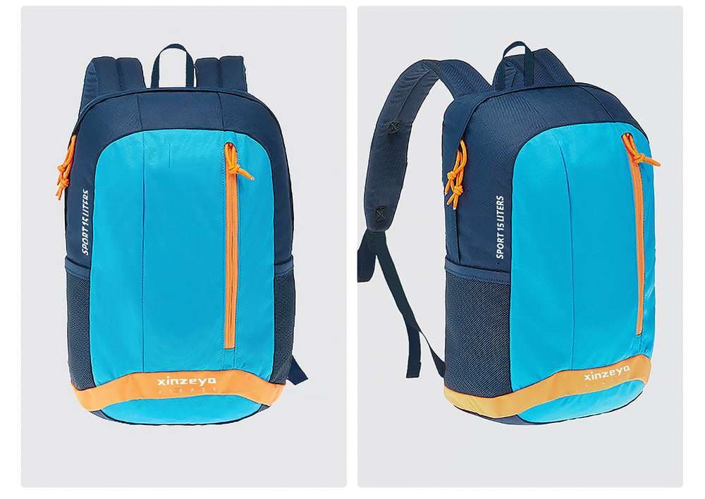 子どもリュック　15L子ども用軽量撥水加工アウトドアリュック