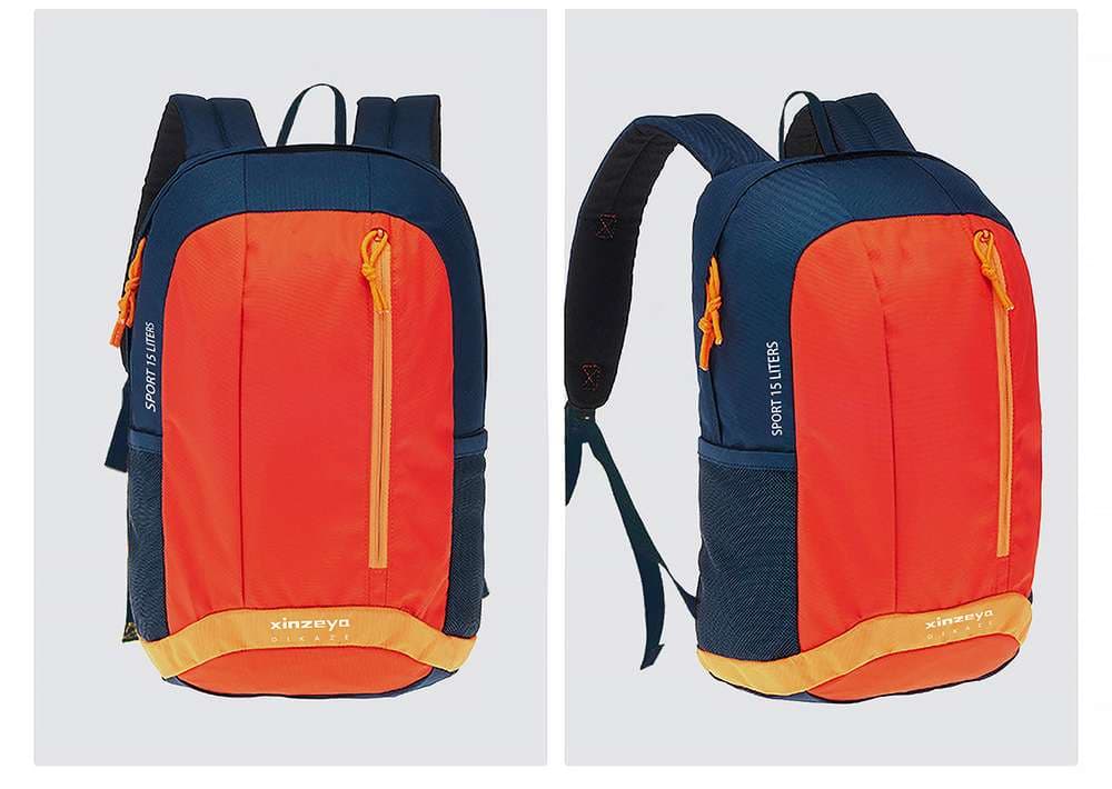 子どもリュック　15L子ども用軽量撥水加工アウトドアリュック
