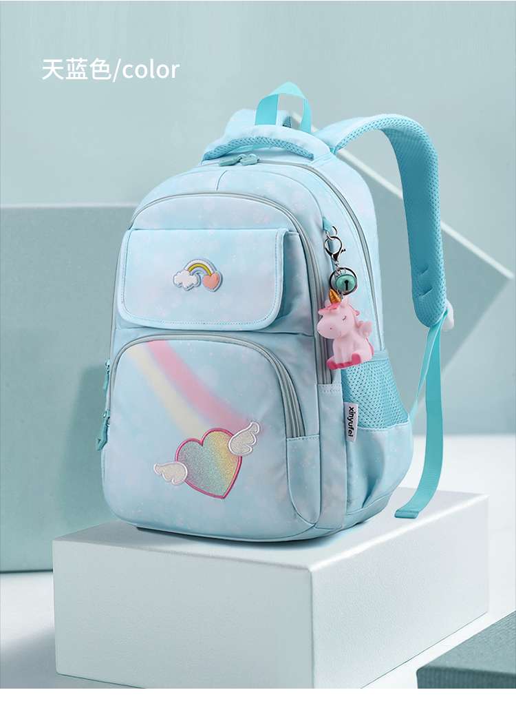 子どもリュックキッズの夢いっぱい虹色リュック