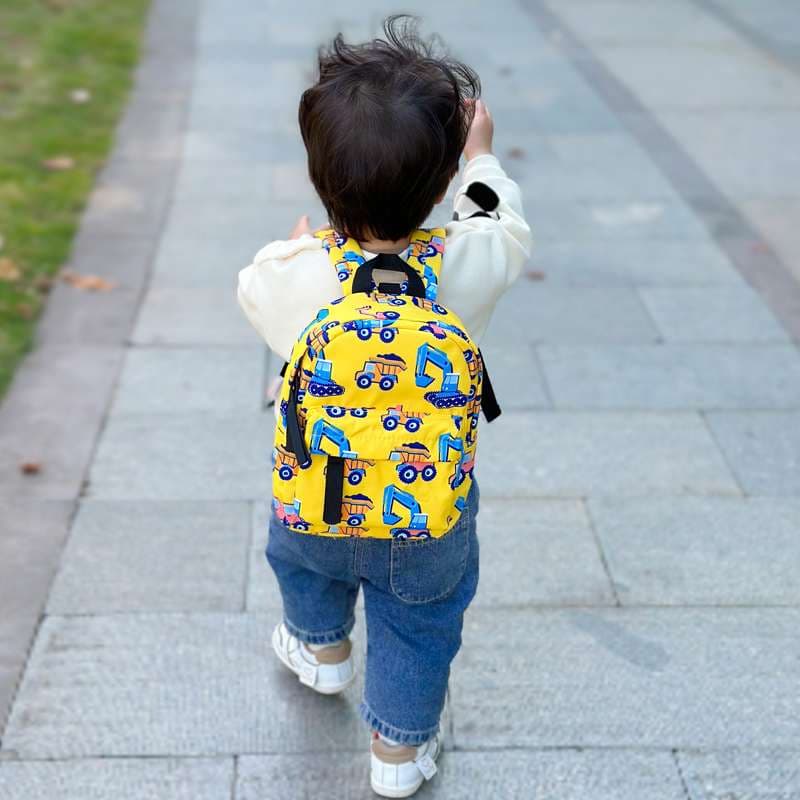 子どもリュック はたらく車柄のお子様リュック