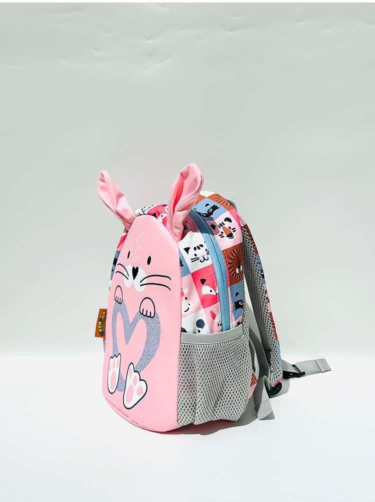 子どもリュック アウトドア用 かわいいうさぎさんの冒険リュック