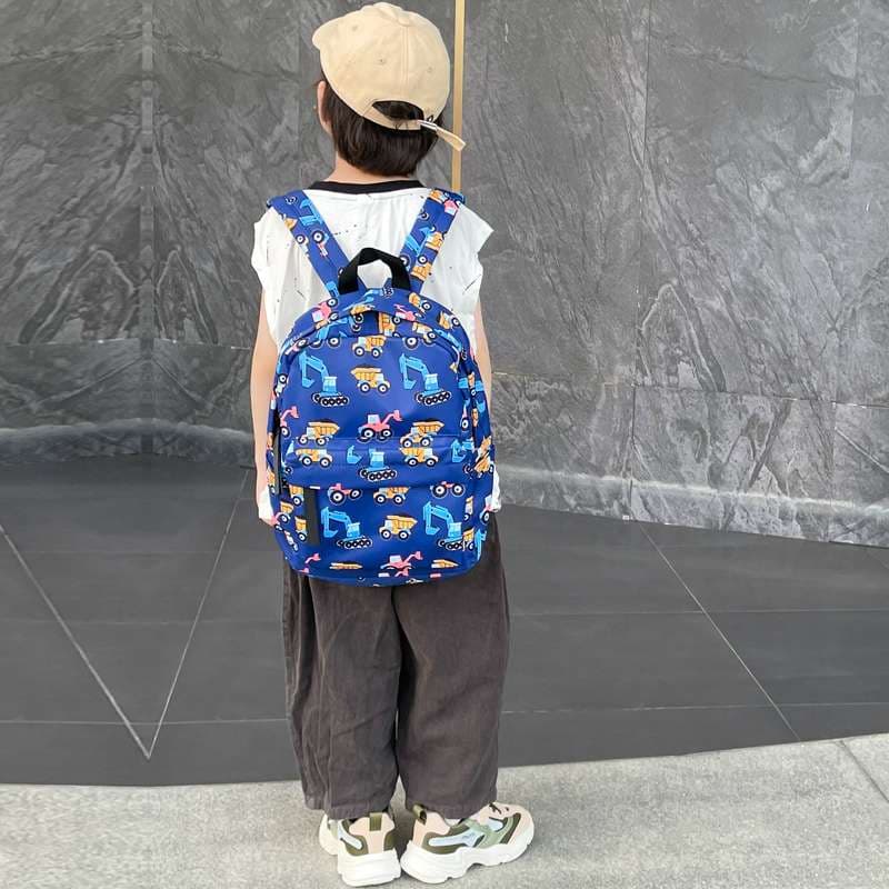 子どもリュック 働く車デザイン