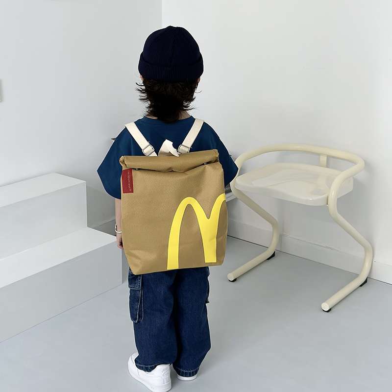 子どもリュック　ハンバーガーショップ風キッズリュック