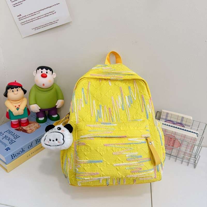 子どもリュック　 キッズ用おしゃれ線柄リュック