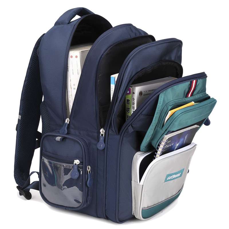 子どもリュック 多機能ポケット付き学生リュック