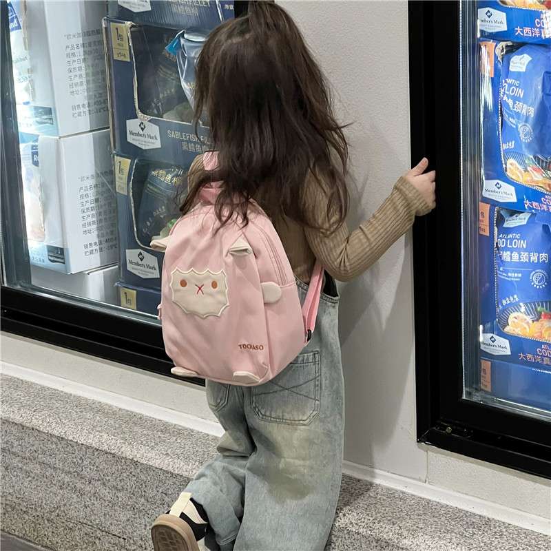 もこもこ動物顔の子どもリュック