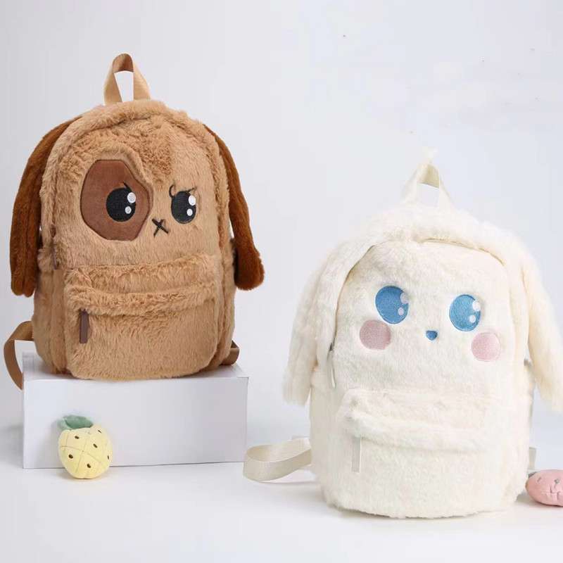 子どもリュック もこもこお顔のゆるかわリュック