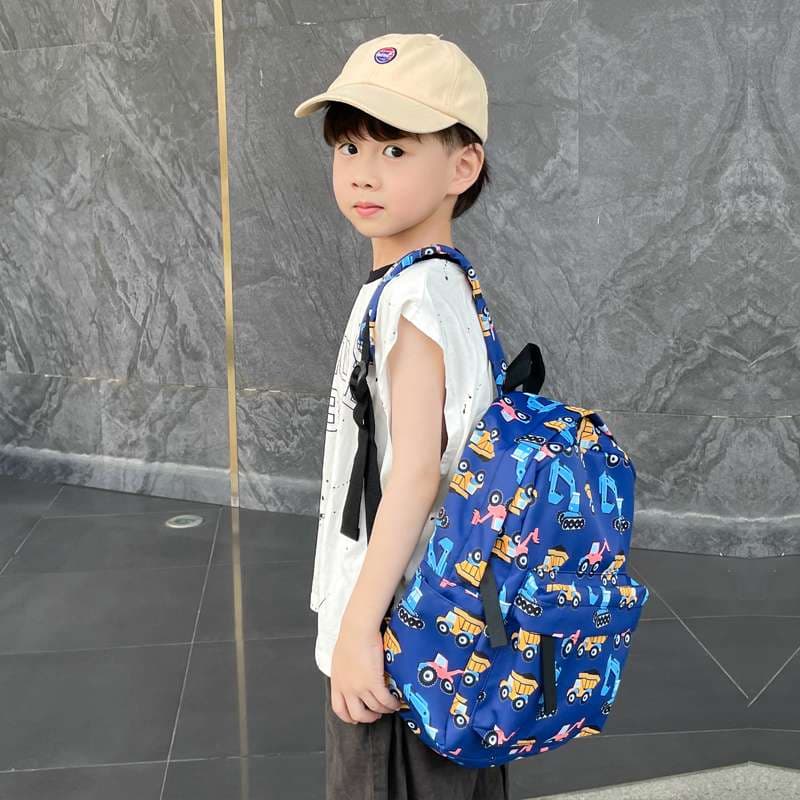 子どもリュック 働く車デザイン