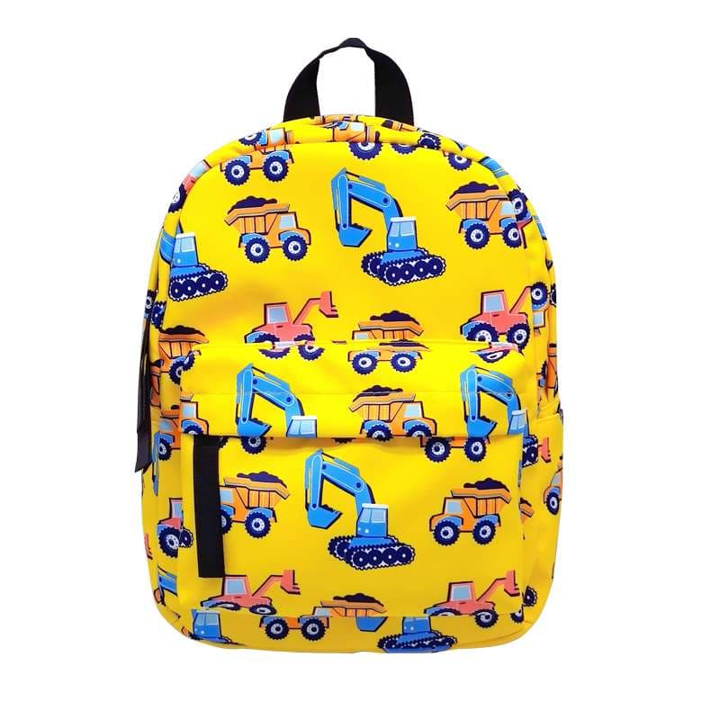 子どもリュック　かわいい働く車キッズリュック