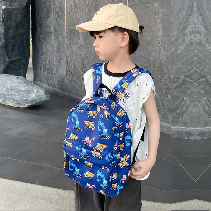 子どもリュック 働く車デザイン