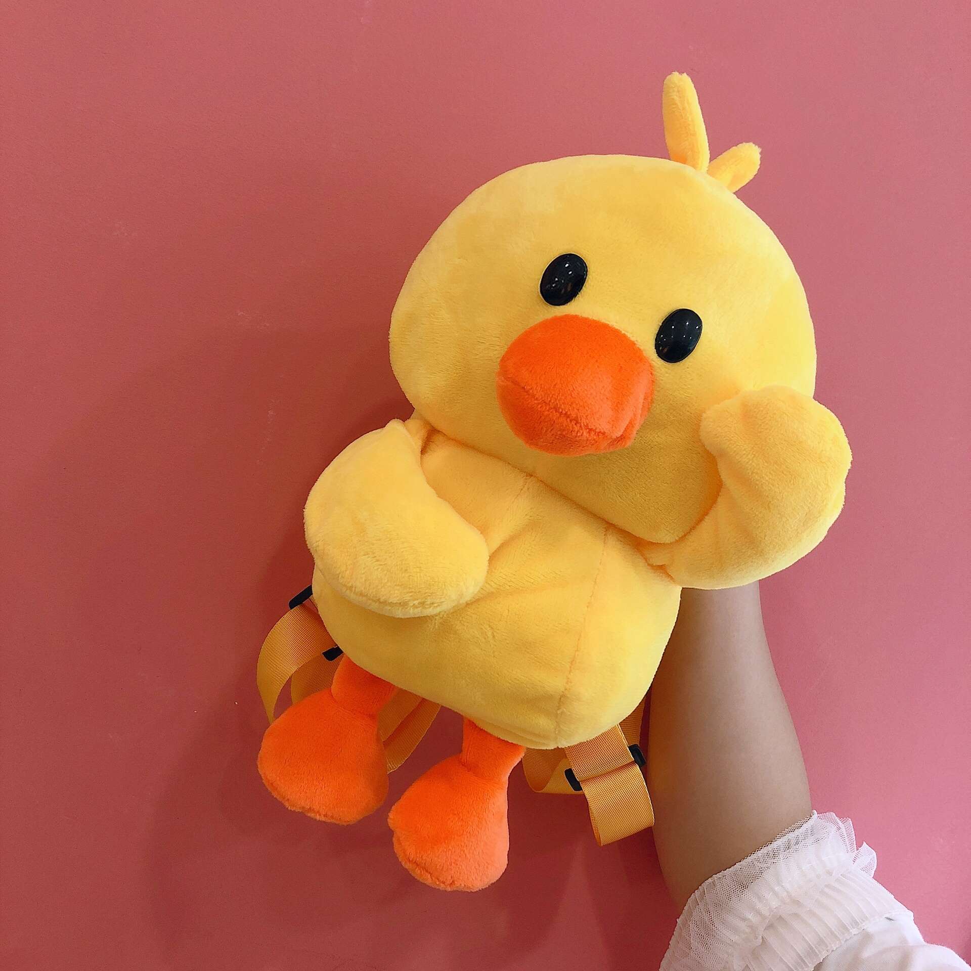 子どもリュック ふわふわアヒルリュック