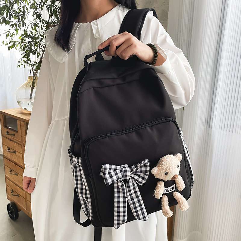 子どもリュック　 くまさんとリボンのかわいいリュック