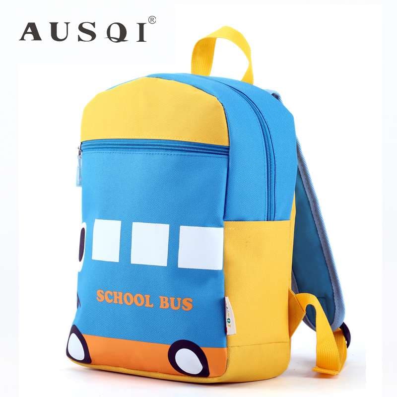 子どもリュック　子ども用かわいいスクールバス柄キッズリュック
