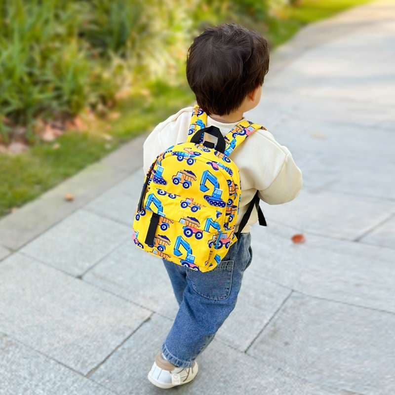 子どもリュック はたらく車柄のお子様リュック