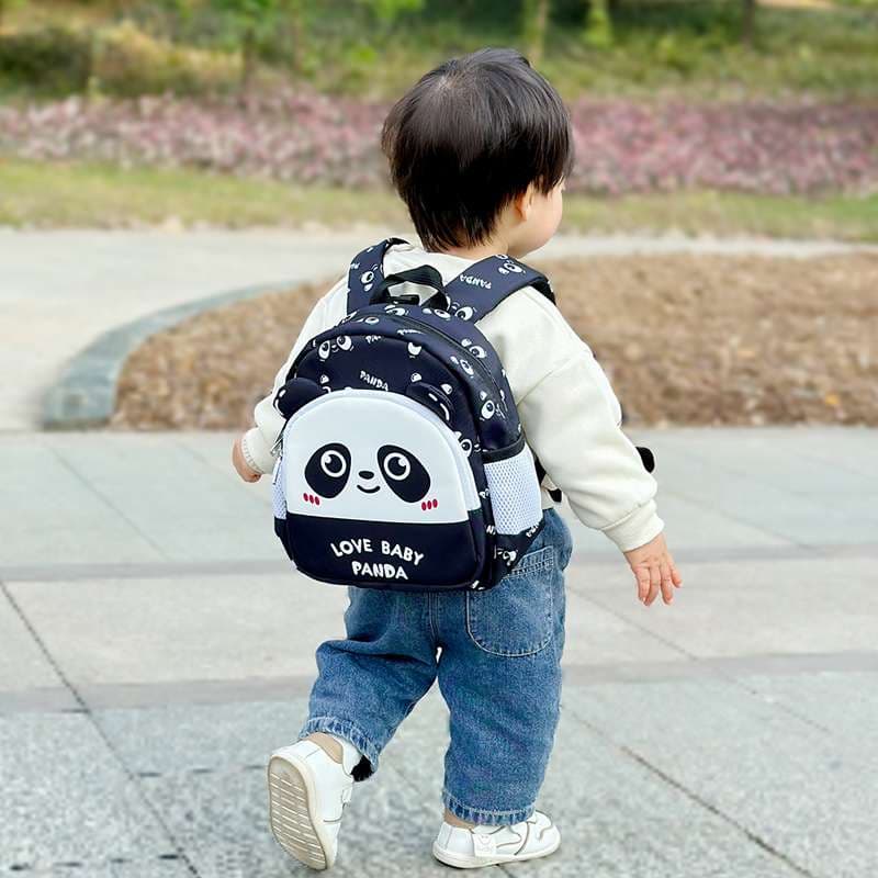子どもリュック アウトドアにおすすめかわいいパンダの撥水キッズリュック