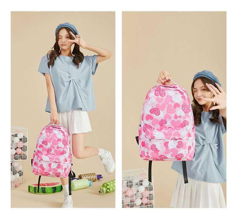 子どもリュック 愛情たっぷりハート柄リュック