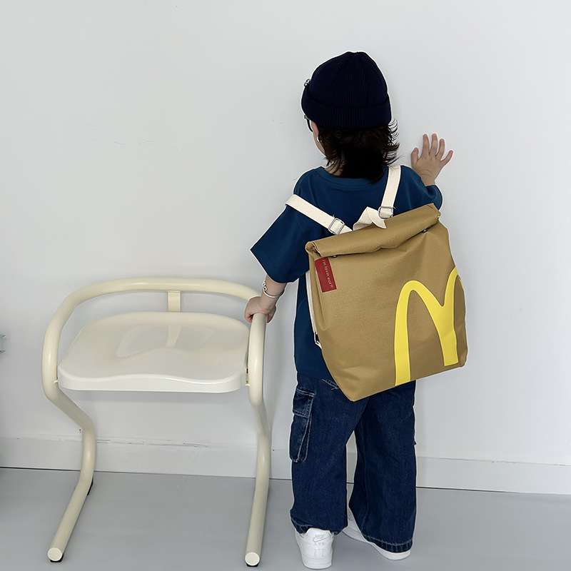 子どもリュック　ハンバーガーショップ風キッズリュック