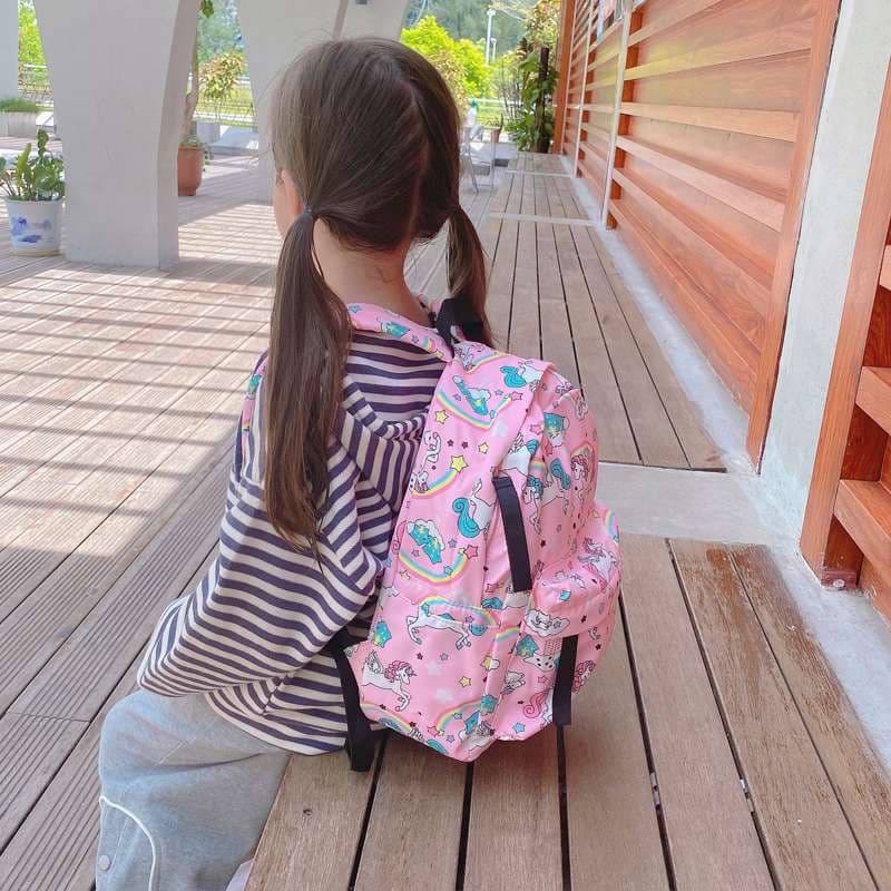 子どもリュック　通園・通学用かわいいユニコーン柄キッズリュック