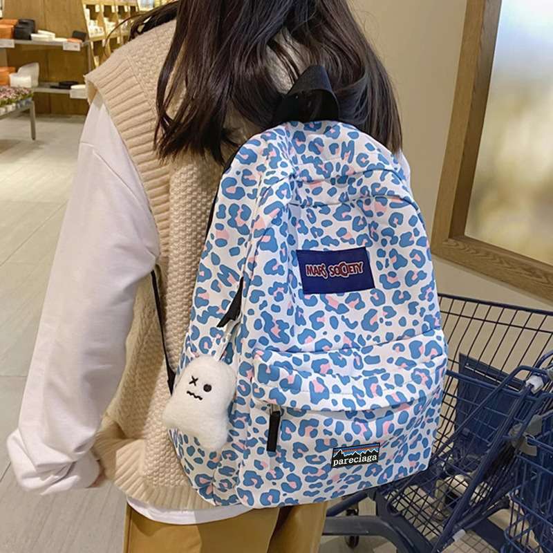 子どもリュック ヒョウ柄キッズバックパック