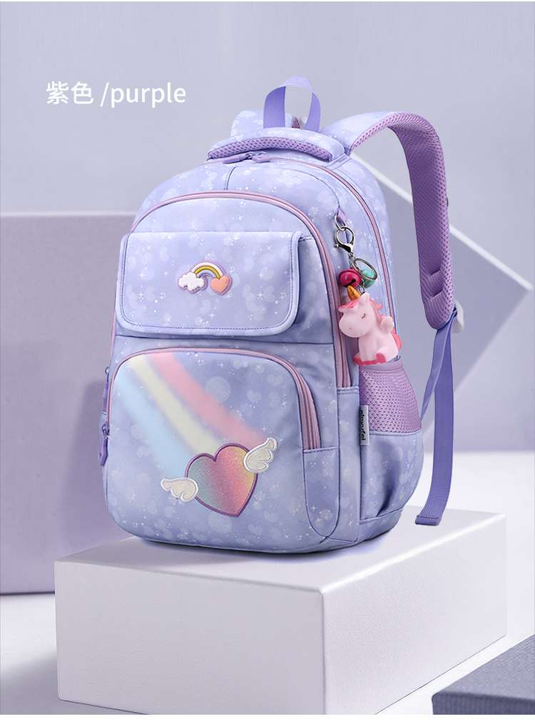 子どもリュックキッズの夢いっぱい虹色リュック