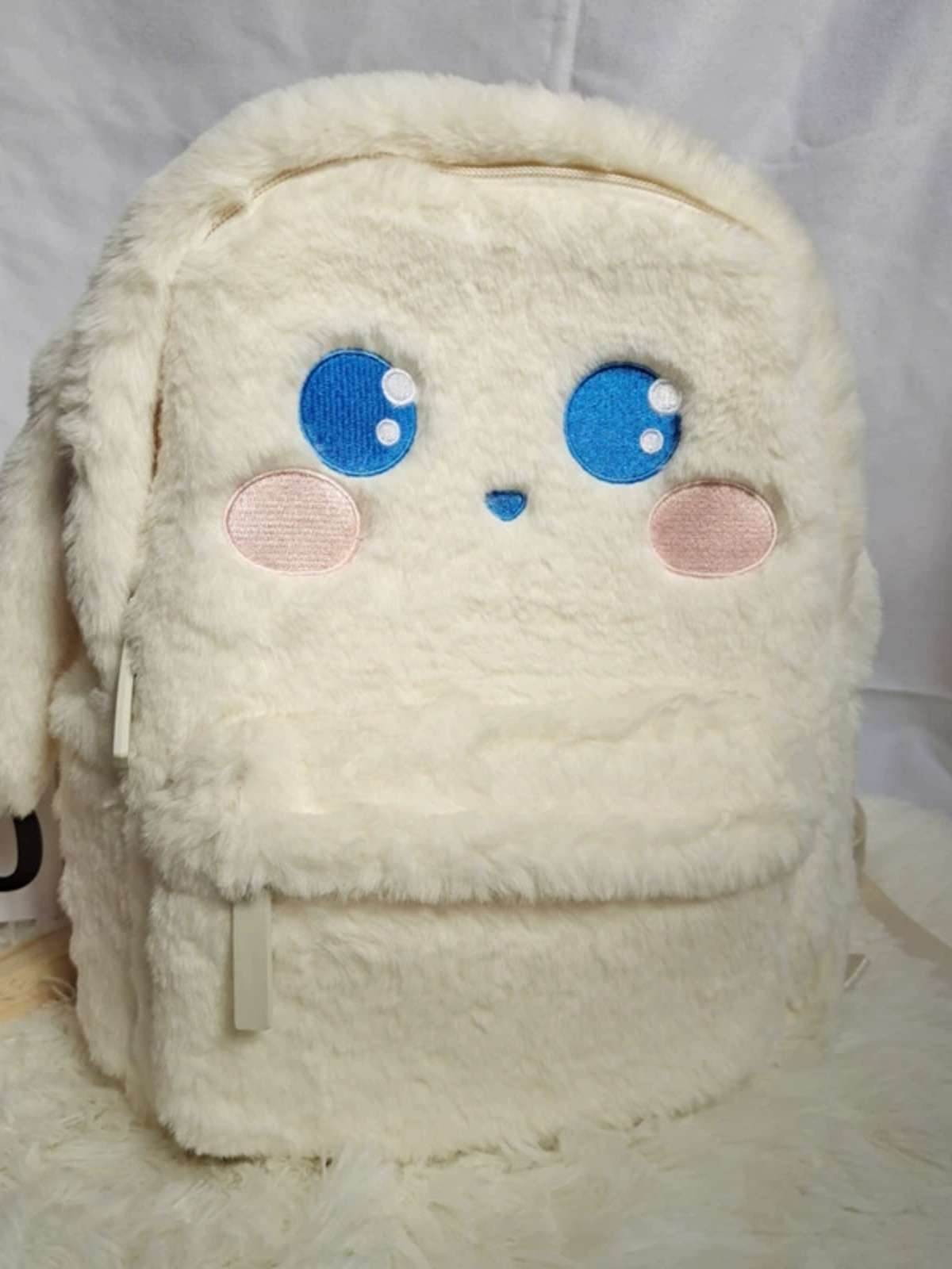 子どもリュック もこもこお顔のゆるかわリュック