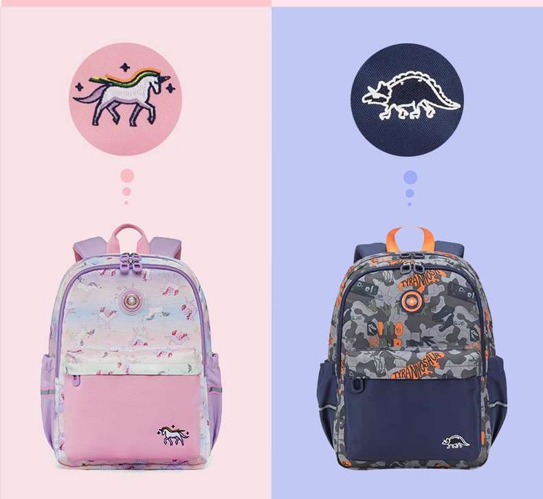 子どもリュック 夢見るユニコーンと冒険恐竜リュック