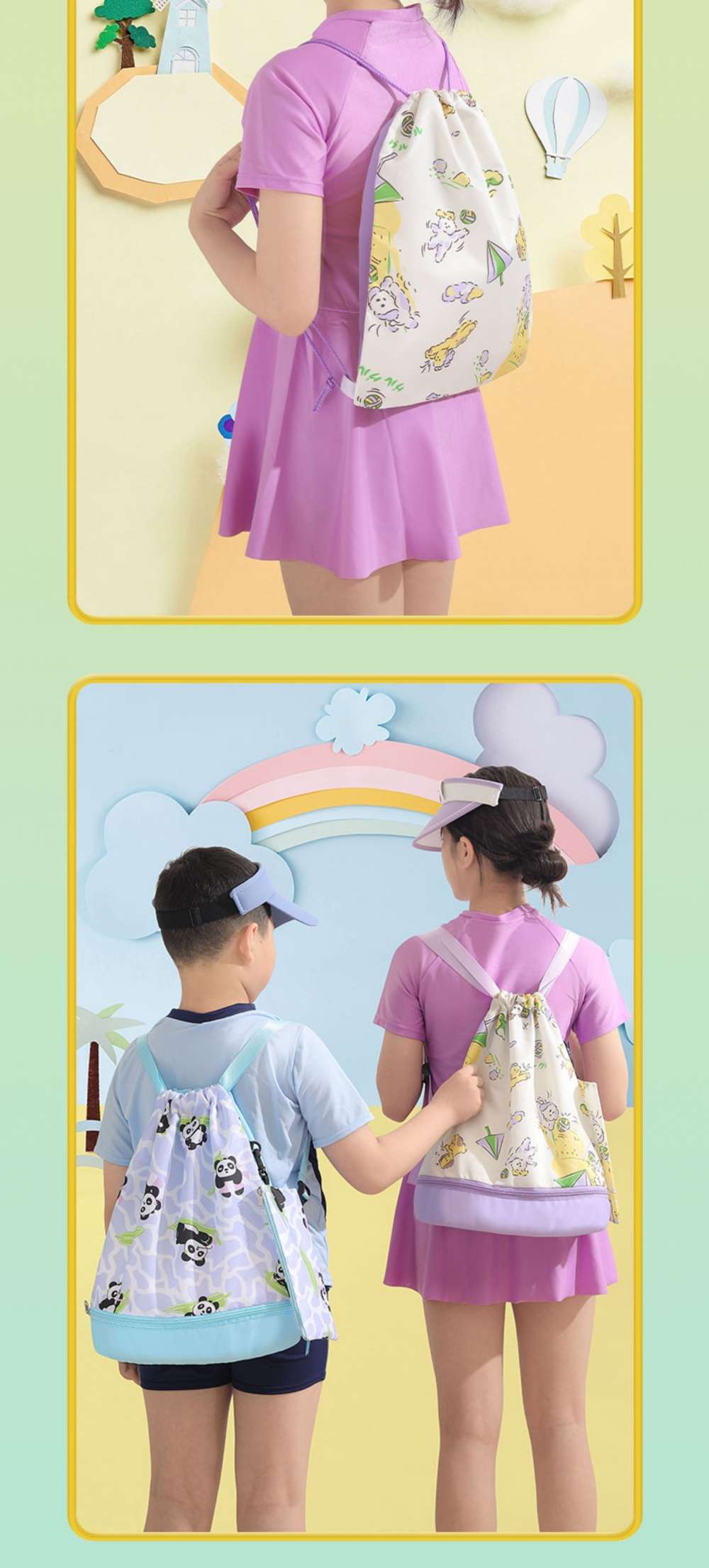 子どもリュック かわいい動物柄 お出かけリュック