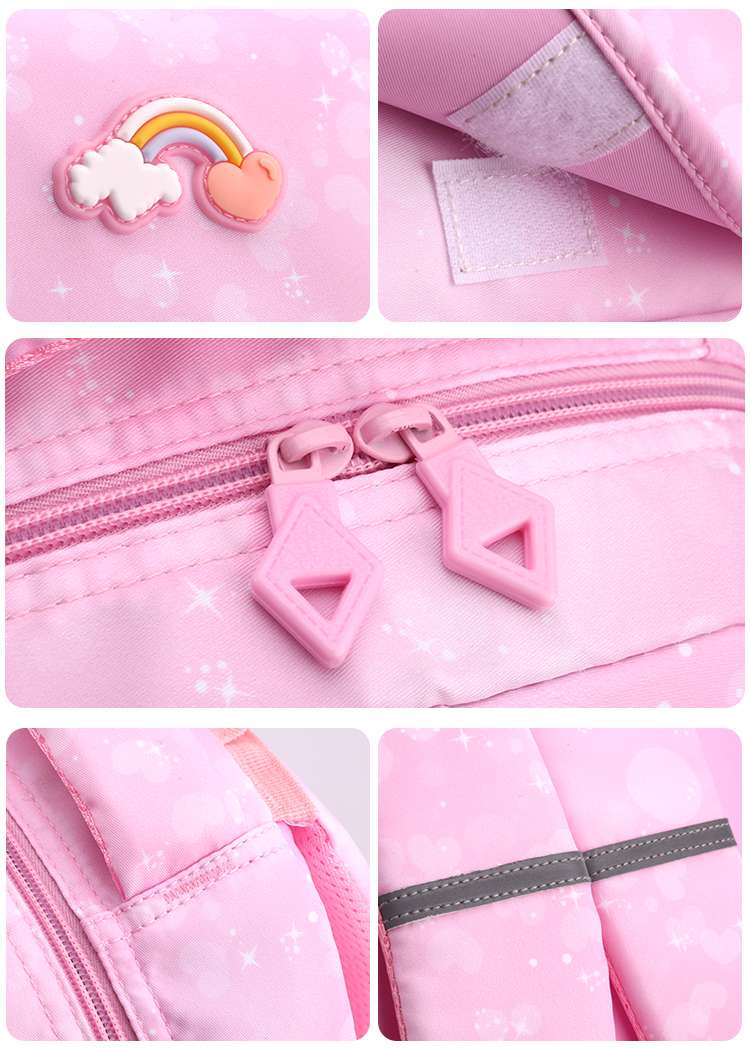 子どもリュックキッズの夢いっぱい虹色リュック