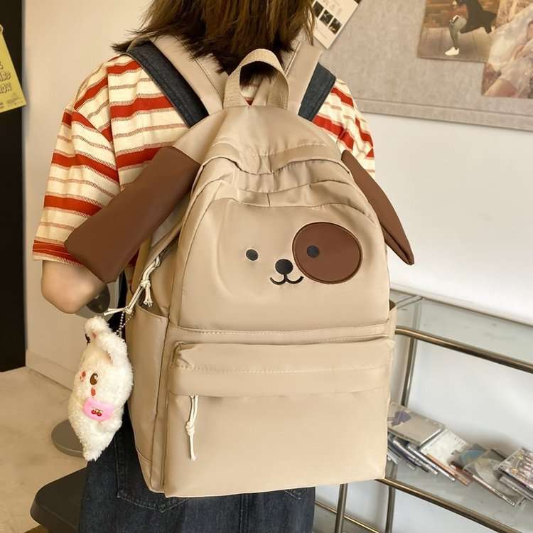 子どもリュック　 愛らしい犬顔リュックサック