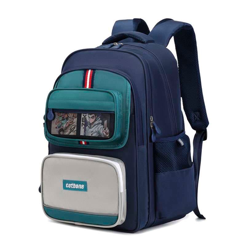 子どもリュック 多機能ポケット付き学生リュック