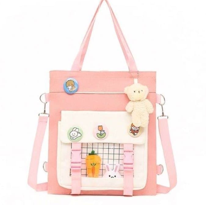 子どもリュック うさぎとにんじんのファンシーリュック